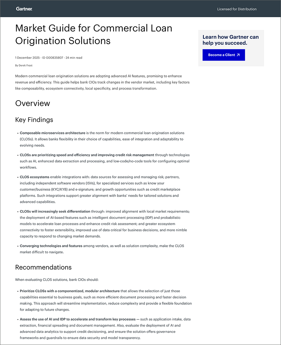 Gartner Market Guide - CLOS