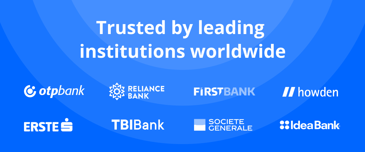 Trusted by leading financial services institutions-banking