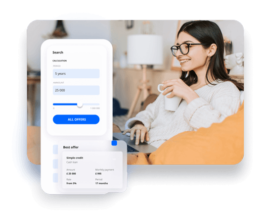 Woman shopping online